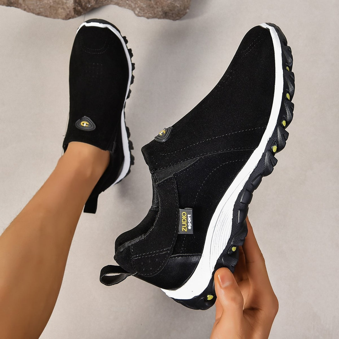 Herren Slipper-Sneaker im Wildleder-Look mit profilierter Outdoor-Laufsohle Shop Nory