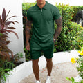 Herren Poloshirt und Shorts Set