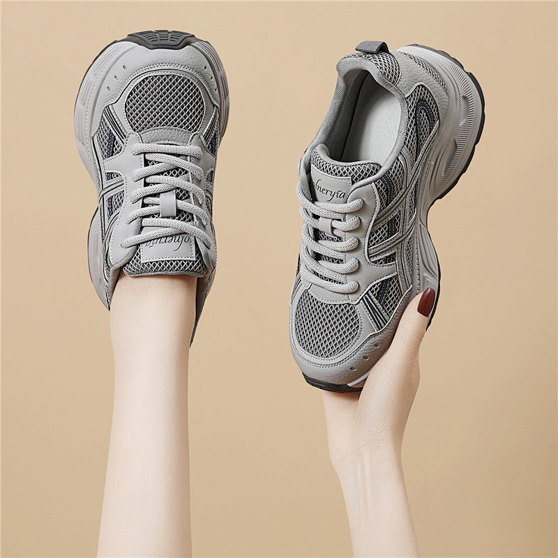 Damen Atmungsaktive Fitness-Sneaker mit stoßdämpfender Sohle