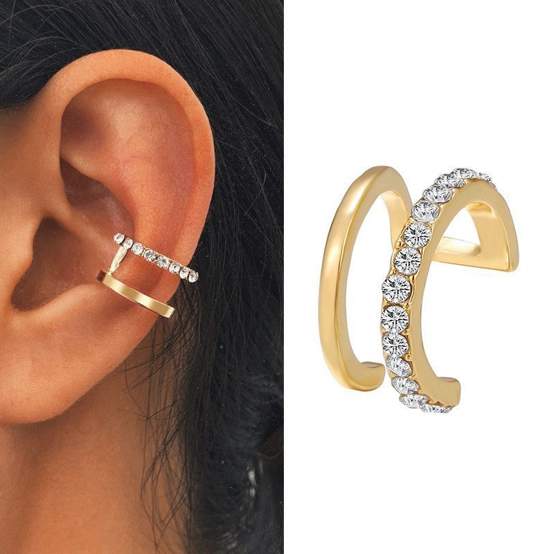 Damen Ohrcuff mit funkelnden Kristallen und elegantem Design Shop Nory