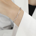 Damen Armband mit modernem Gliedermuster Shop Nory