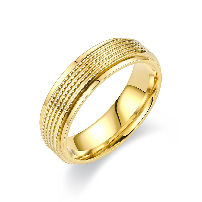 Herren Ring mit elegantem, strukturiertem Oberflächendesign Shop Nory