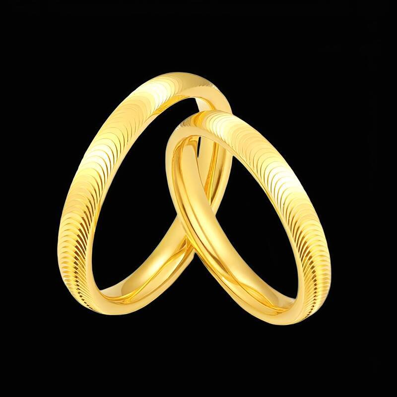 Damen Ring mit subtiler Wellenstruktur und eleganter Oberfläche Shop Nory