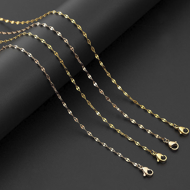 Damen Vergoldete Gliederkette Halskette Shop Nory