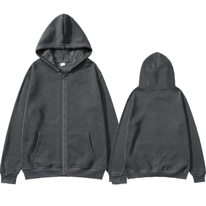 Unisex Zip-Hoodie mit robustem Metallreißverschluss, angerauter Fleece-Innenseite, geteilten Eingrifftaschen und verstärkten Nähten Shop Nory
