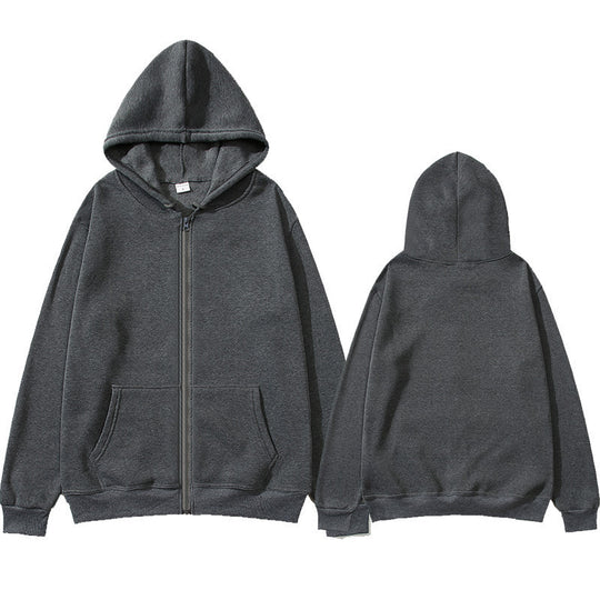 Unisex Zip-Hoodie mit robustem Metallreißverschluss, angerauter Fleece-Innenseite, geteilten Eingrifftaschen und verstärkten Nähten Shop Nory