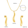 Damen Schmuckset mit elegantem Hänger und Ohrringen Shop Nory