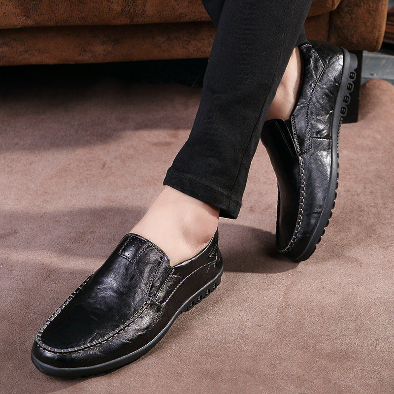 Herren Elegante und komfortable Mokassins aus weichem Leder