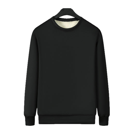Herren Gefüttertes Rundhals-Sweatshirt mit Teddyfutter & gerippten Bündchen Shop Nory