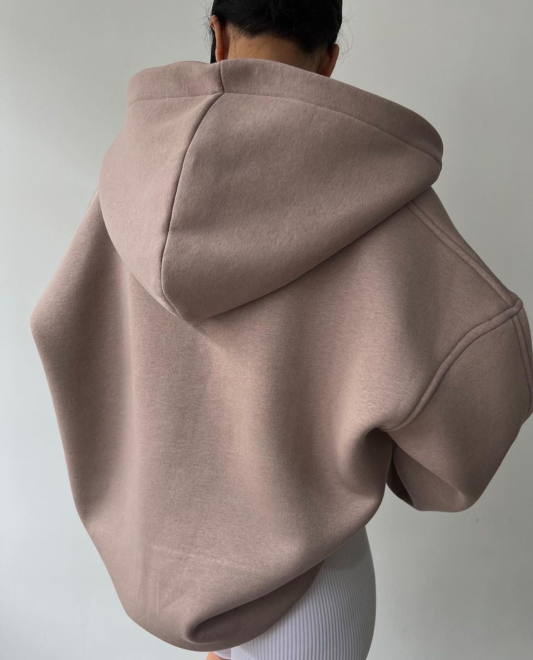Damen oversized Kapuzenpullover