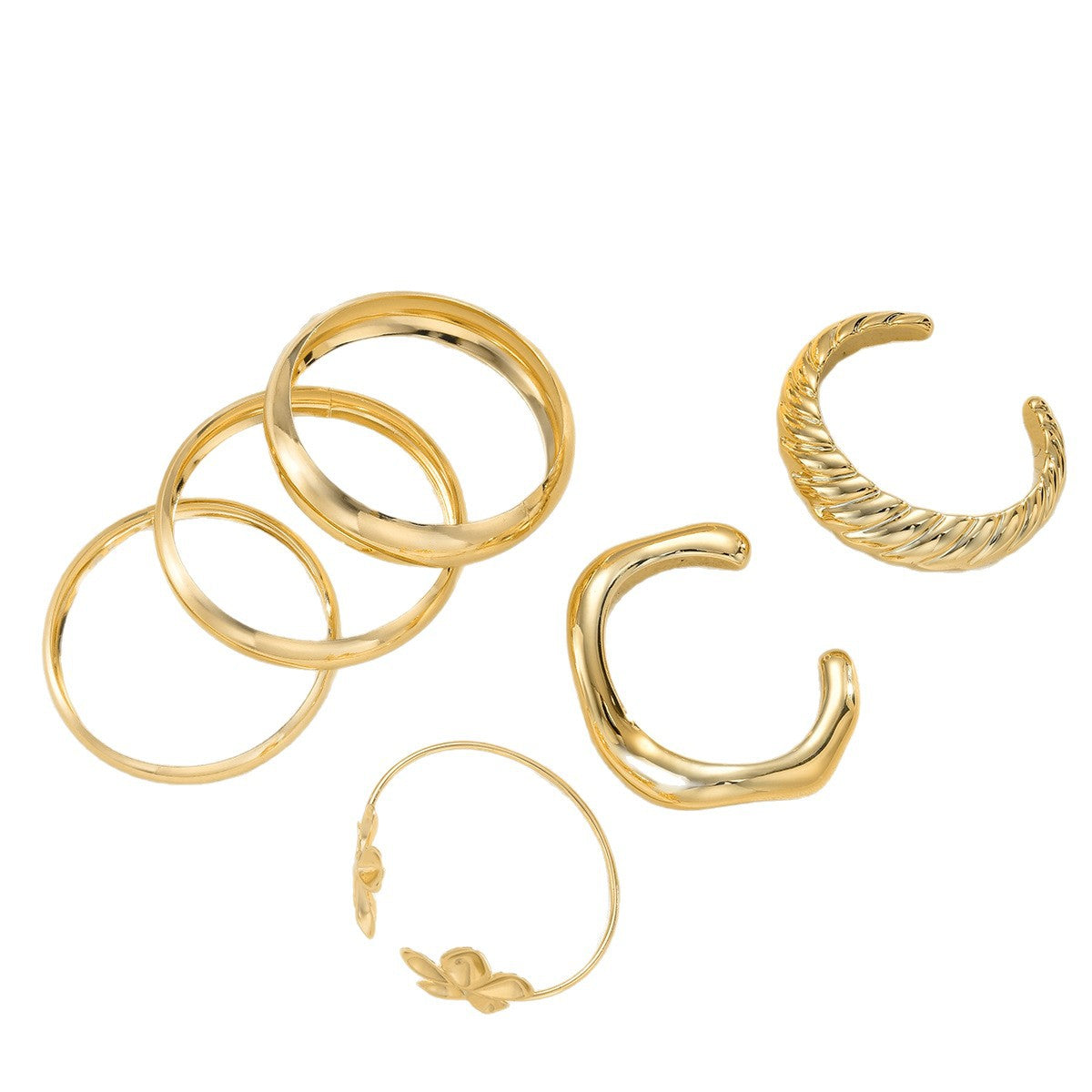 Damen Armreifen mit floralem Design Shop Nory