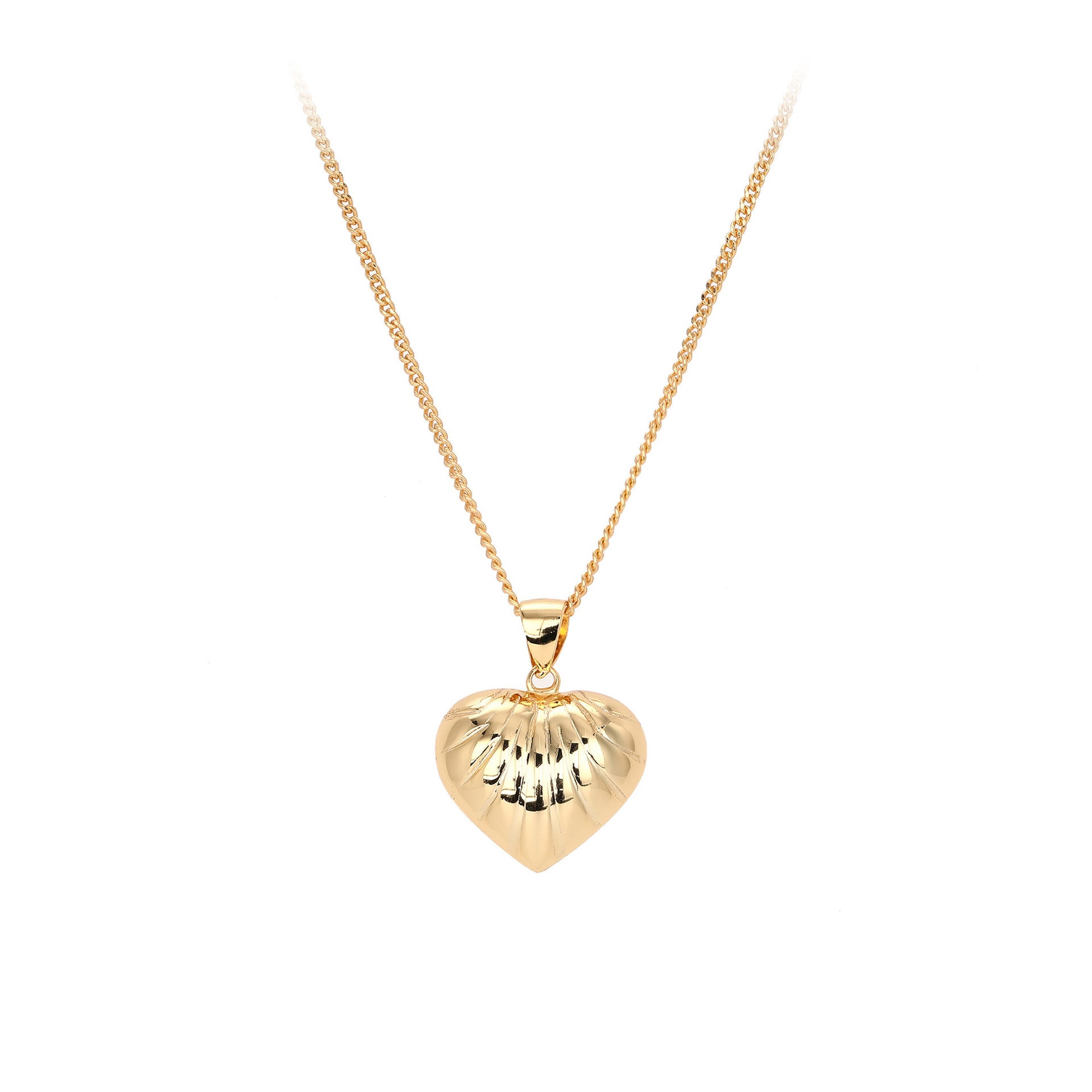 Damen Halskette mit herzförmigem Anhänger aus hochwertigem 925 Sterling Silber Shop Nory