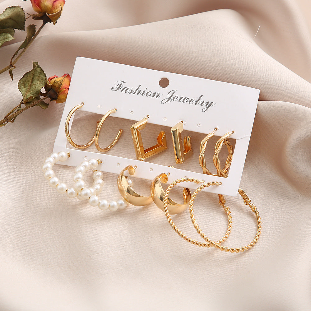 Damen Ohrringe Set mit vielseitigen Designs und funkelnden Akzenten Shop Nory