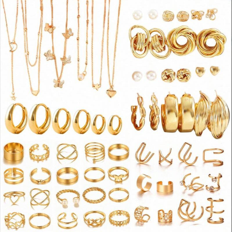 Damen Schmuckset mit vielfältigen Anhängern und eleganten Details Shop Nory