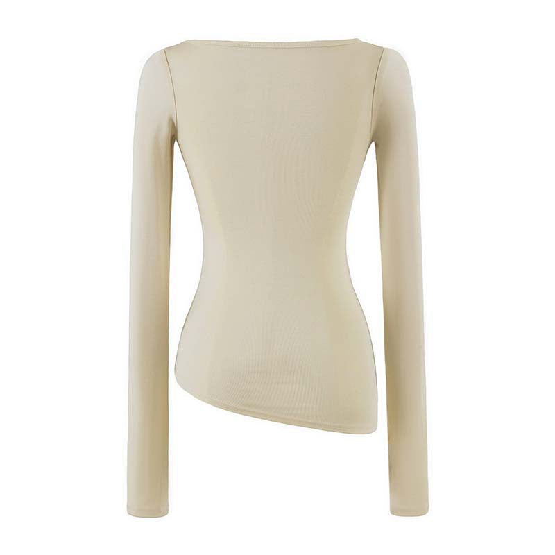 Damen Figurbetontes Midikleid mit asymmetrischem Zipfelsaum und Paneel-Design Shop Nory