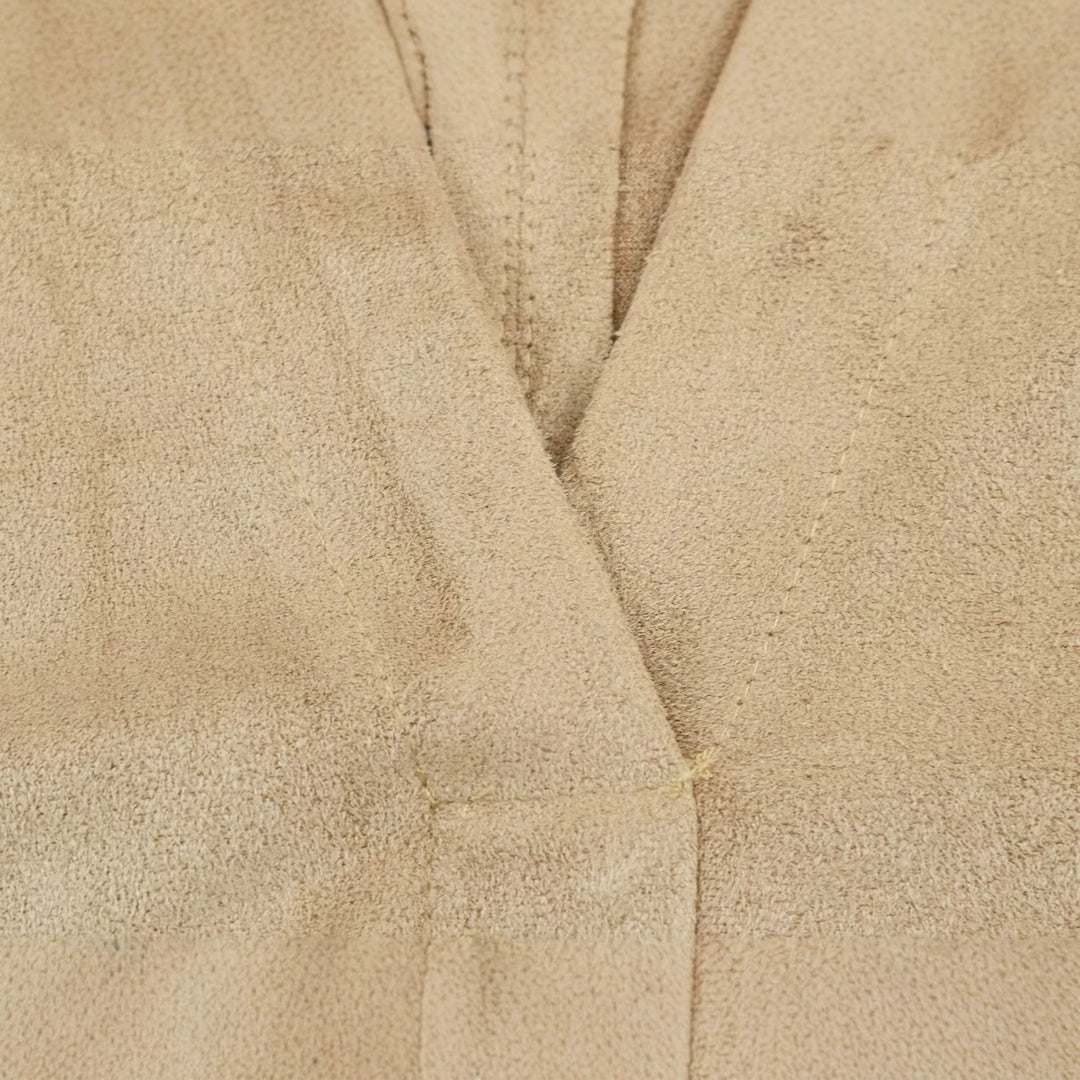 Damen Oversize-Wildlederoptik Jacke mit tiefem V‑Ausschnitt und Hemdkragen Shop Nory