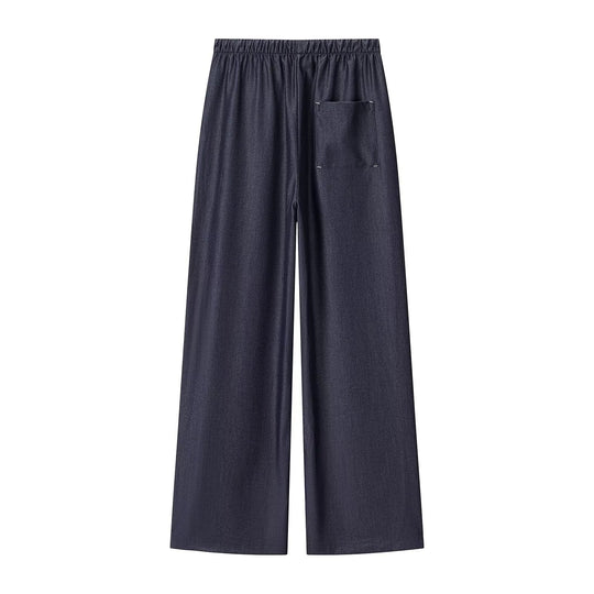 Damen weite Palazzo‑Hose mit Elastikbund und Tunnelzug Shop Nory