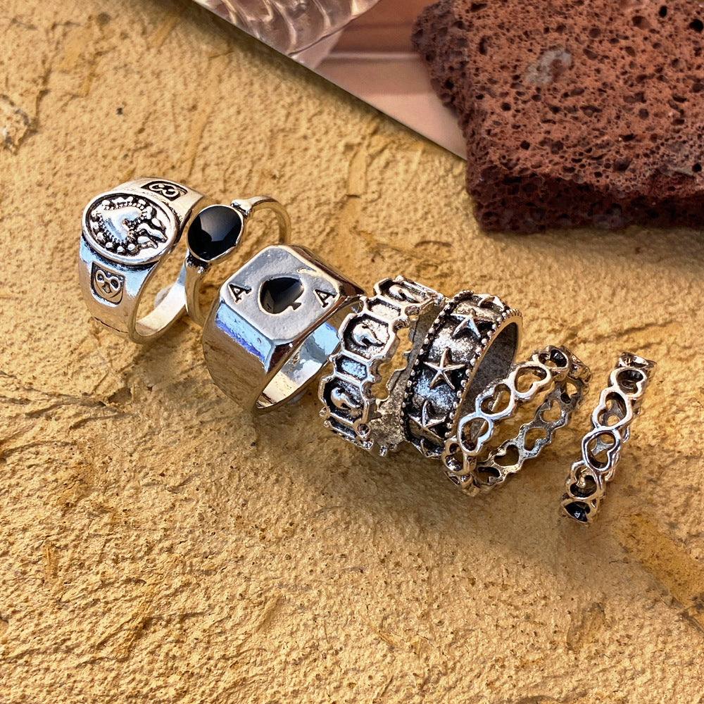 Damen modische Ring-Set Shop Nory