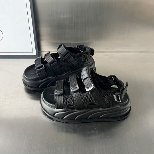 Damen Sportliche Sandalen mit verstellbaren Riemen und dämpfender Sohle