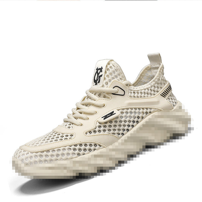 Herren Atmungsaktiver Mesh-Freizeitsneaker mit strukturierter Wellen-Plateausohle Shop Nory