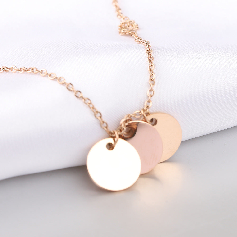 Damen Halskette mit gravierbarem Plättchen aus hochwertigem Edelstahl Shop Nory