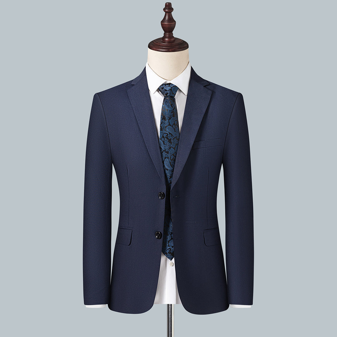 Herren Schlankes Einreihiges Business-Sakko mit Zwei-Knopf-Silhouette Shop Nory