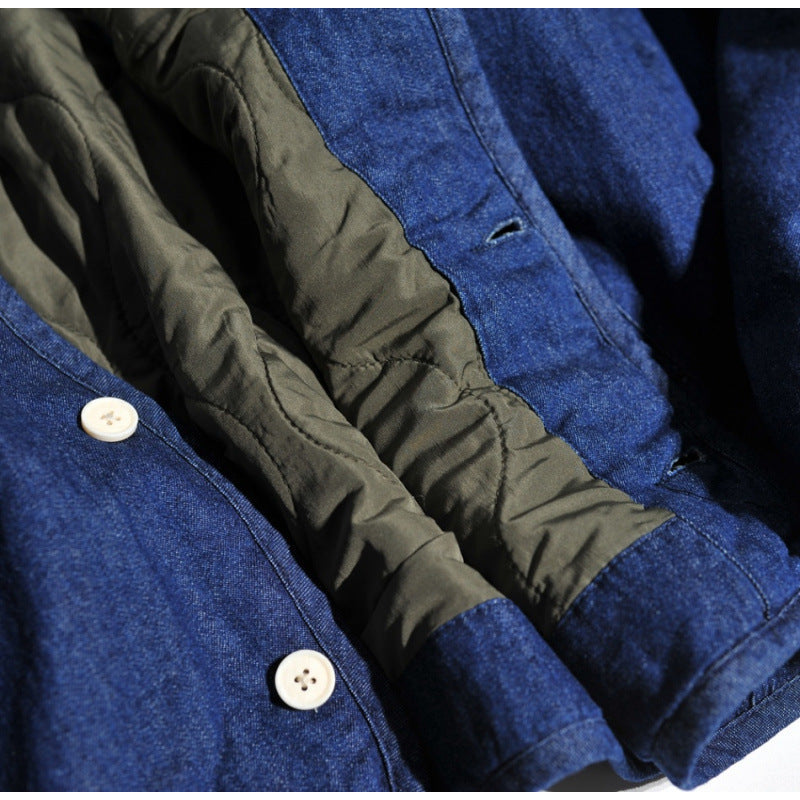 Herren Wärmeisolierte Denim-Jacke Shop Nory