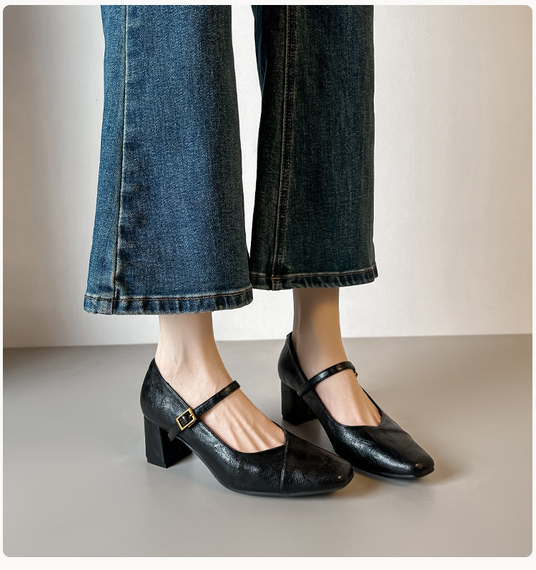 Damen elegante High-Heels mit anpassbarem Riemen