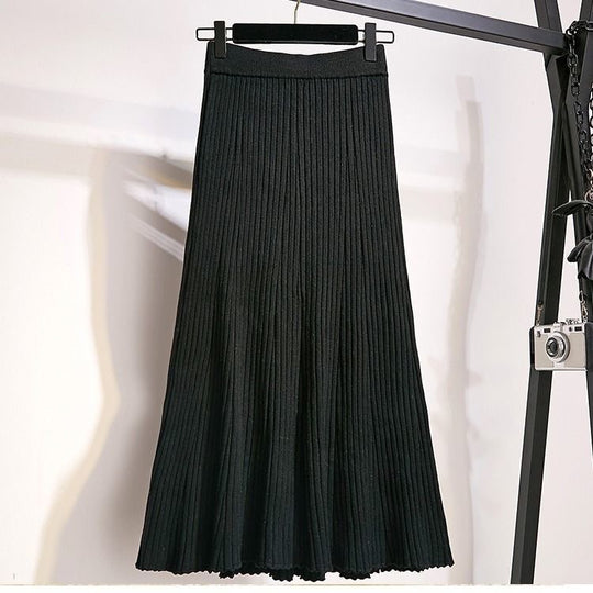 Damen Fließender Plisseerock Shop Nory