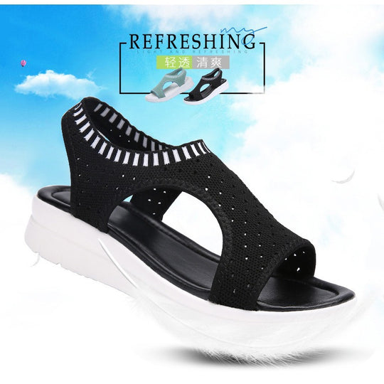 Damen Leichte Orthopädische Keilsandalen mit Gepolsterter EVA-Sohle Shop Nory