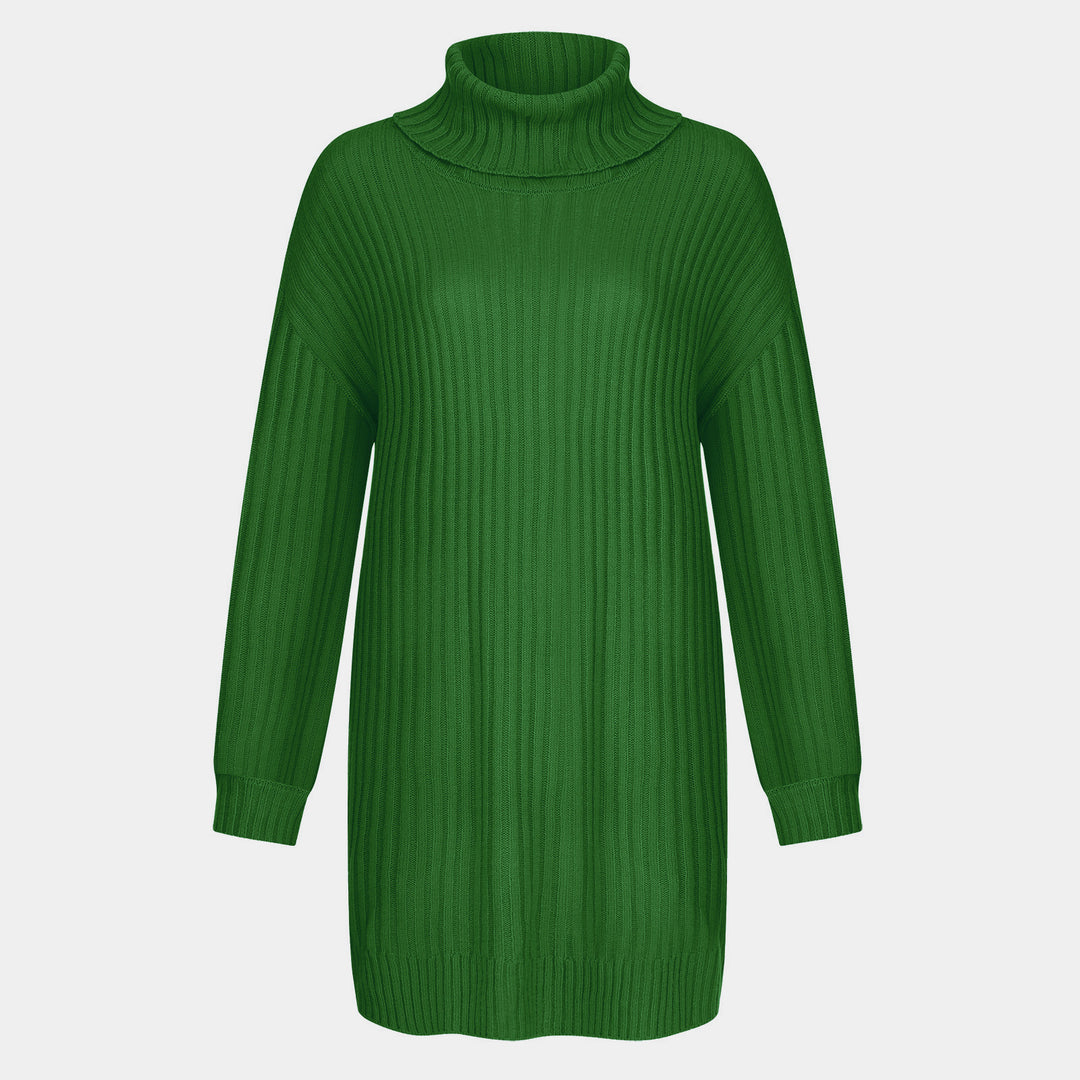Damen Gerippter Rollkragen-Tunika mit kastigem Oversize-Schnitt Shop Nory