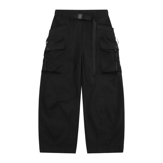 Damen Weite Cargo‑Culotte mit aufgesetzten Taschen und integriertem Webbing‑Gürtel Shop Nory