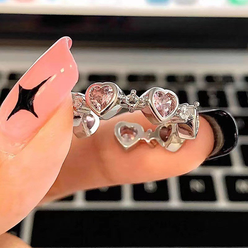 Damenring im floralen Design mit funkelnden Zirkonia Shop Nory