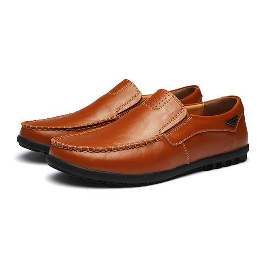 Herren Elegante Mokassins mit elastischem Einstieg und rutschfester Sohle