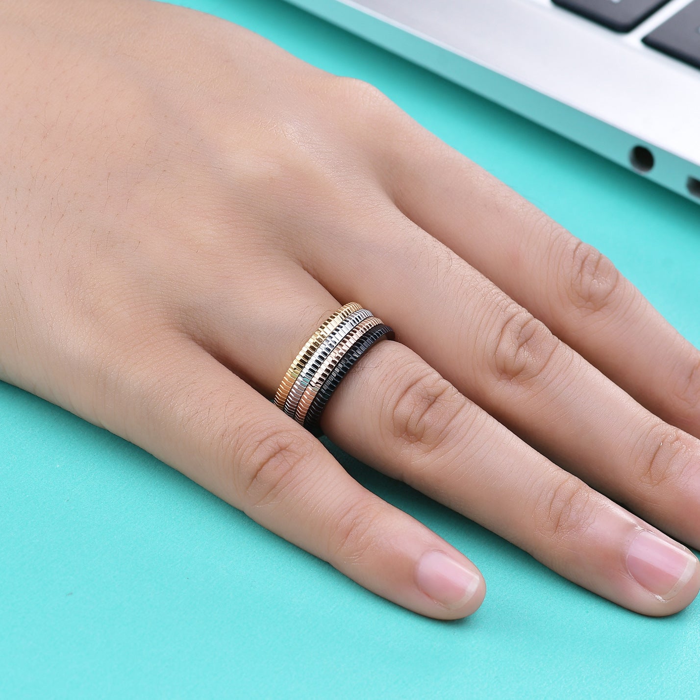 Damen Ring-Set mit multifunktionalen und eleganten Designs Shop Nory