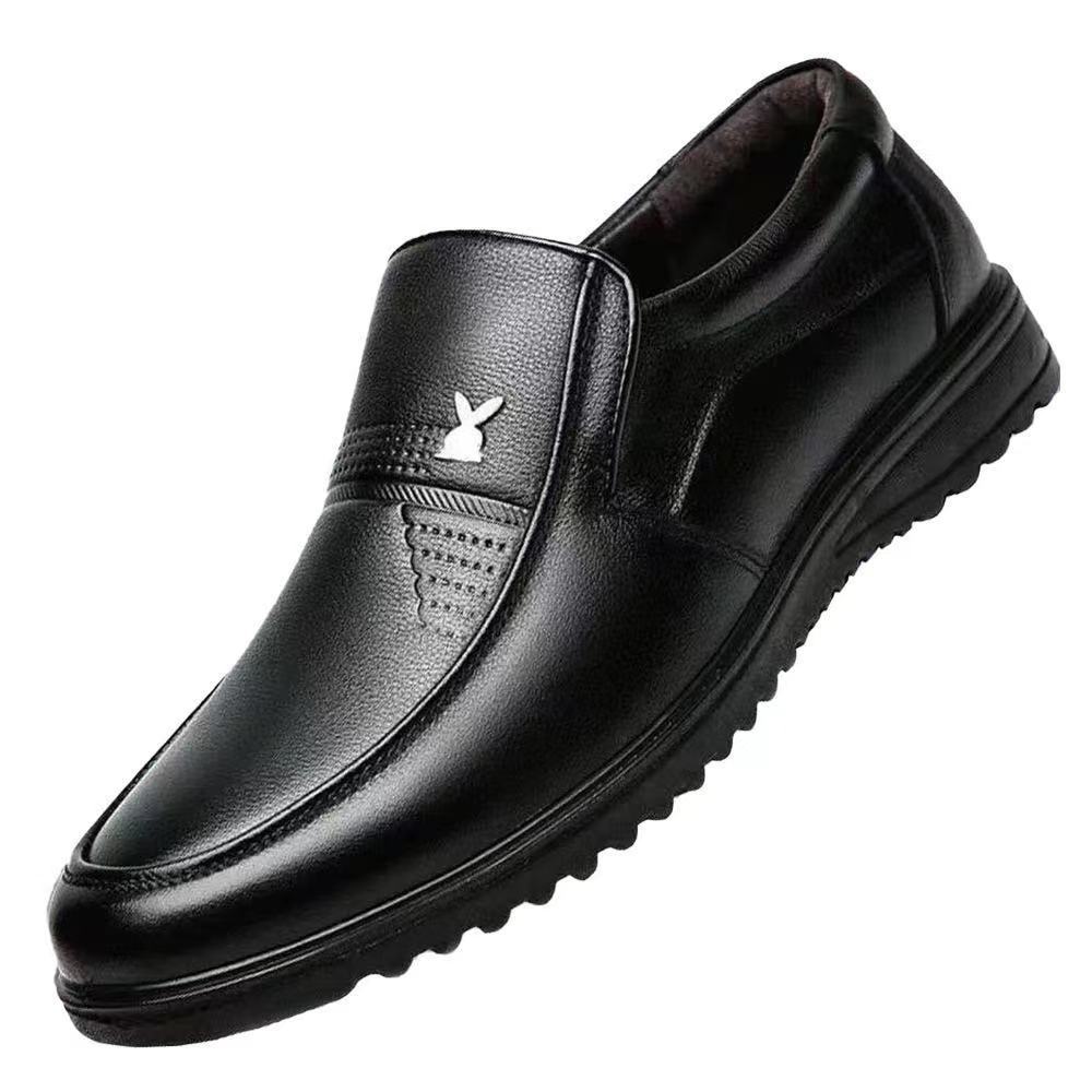 Herren Eleganter Lederoptik-Slipper mit rutschfester Profilsohle Shop Nory