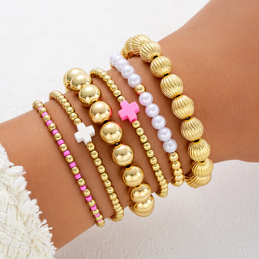 Damen Armband-Kollektion mit vielfältigen Perlen- und Strukturdesigns Shop Nory