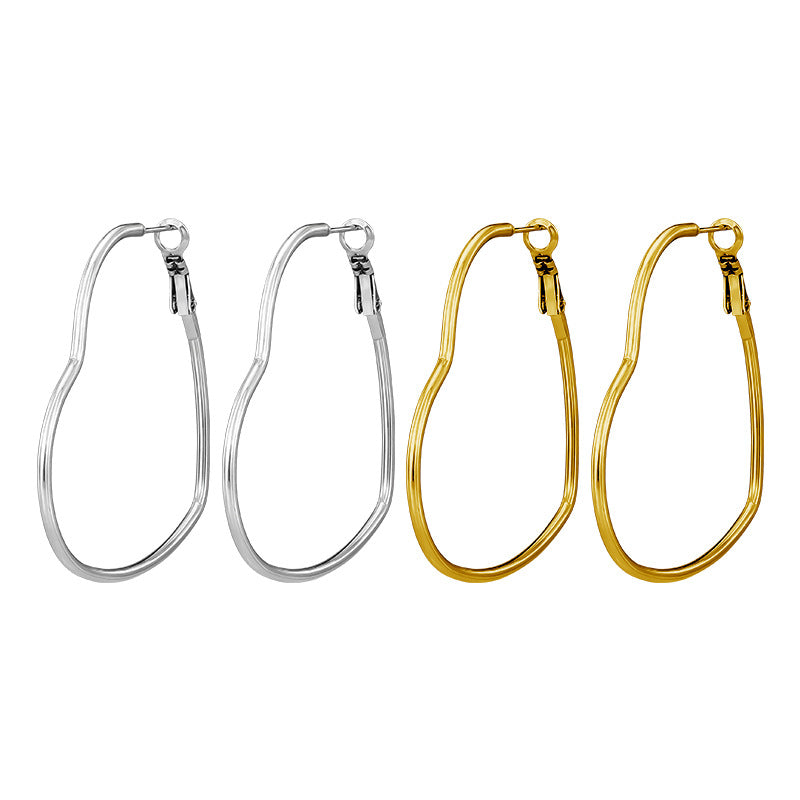 Damen Stylische Metallohrringe Shop Nory