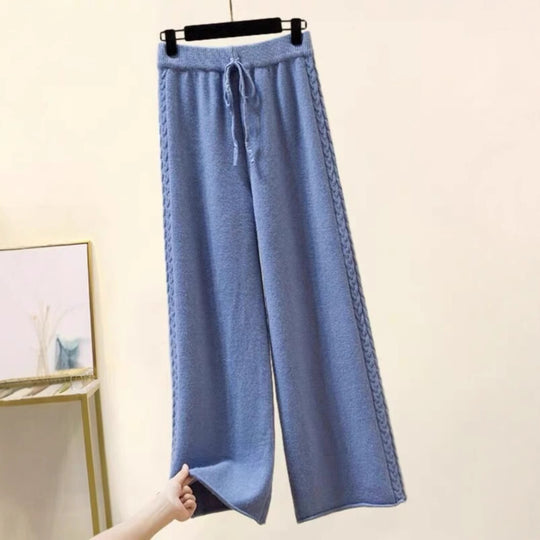 Damen Hochwertige weite Strickhose Shop Nory