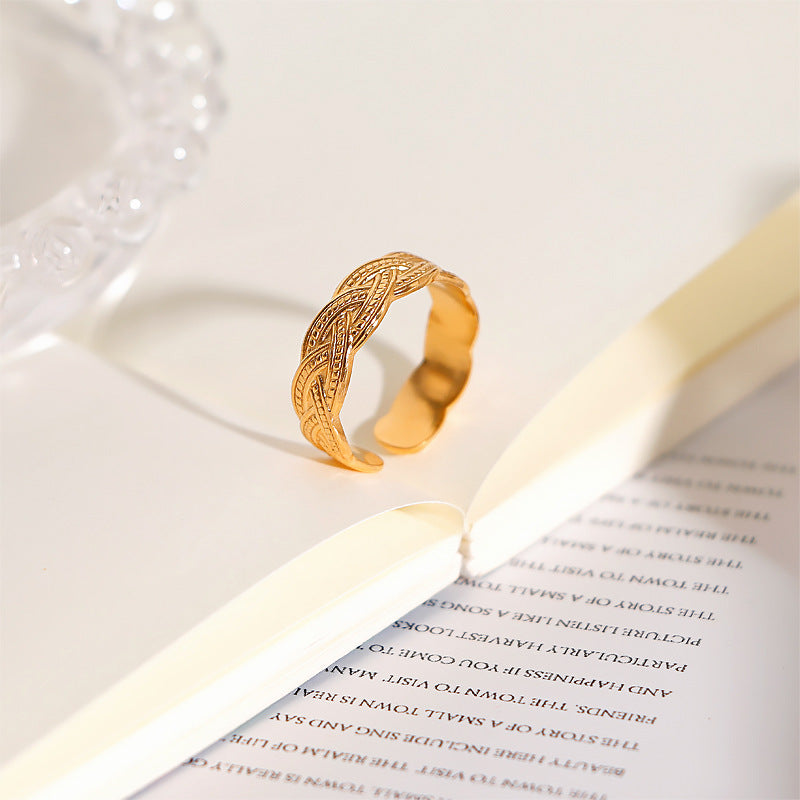 Damen Ring im eleganten Krokodil-Design Shop Nory