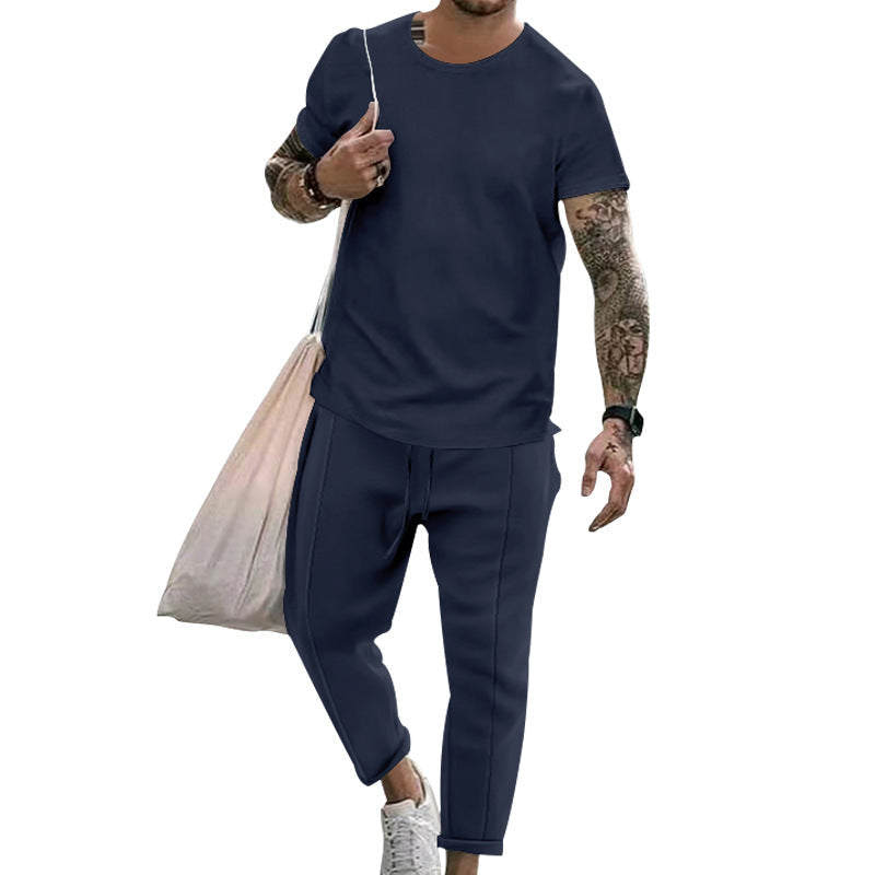 Herren sportliches Set aus hochwertiger Baumwolle mit funktionalem Design und atmungsaktiver Struktur Shopnory