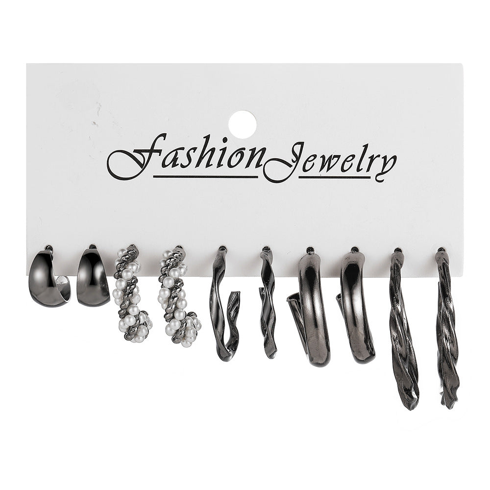 Damen Ohrringe Set mit glänzenden und kreativen Designs Shop Nory