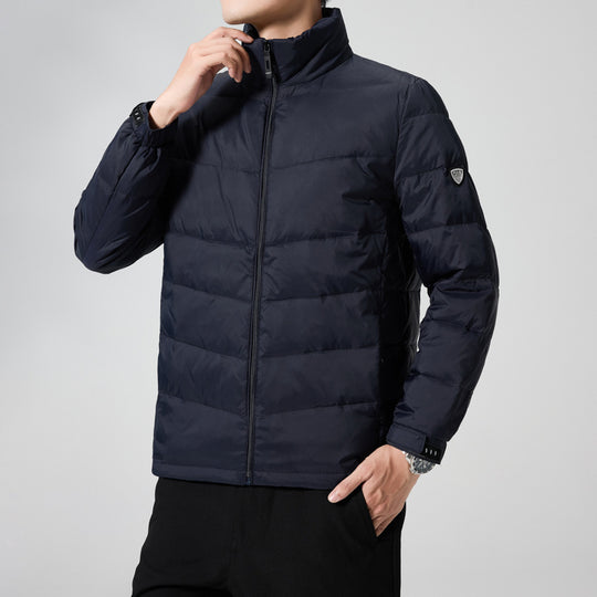 Herren Leichte gesteppte Thermojacke mit Stehkragen und winddichter Isolierung Shop Nory