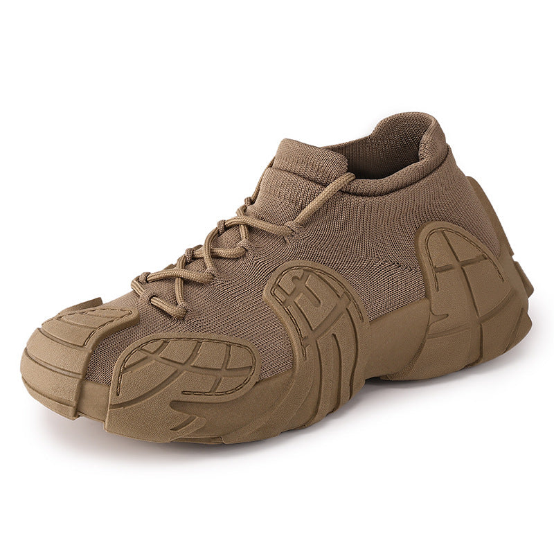 Herren nan robuster taktischer Sneaker mit nahtlosem Strickschaft, stoßdämpfender EVA-Zwischensohle und profiliertem Schutzoverlay Shop Nory