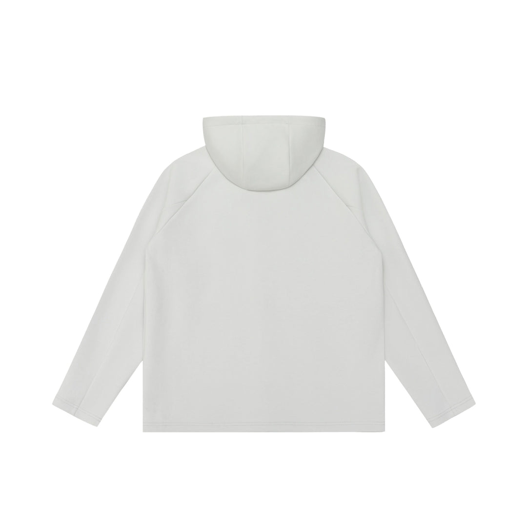 Unisex Minimalistische Kapuzen‑Zipjacke aus Softshell‑Fleece mit Raglanärmeln und wasserabweisenden Reißverschlusstaschen Shop Nory