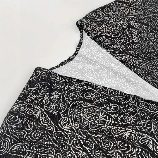 Damen Kimono-Jacke mit trendigem Muster und lockerem Schnitt