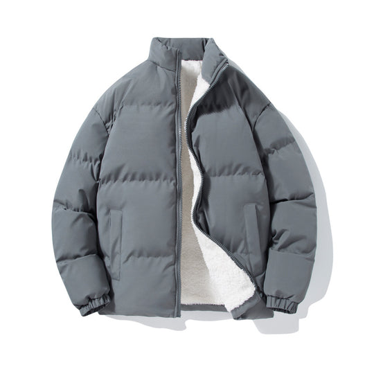 Herren Thermo‑Steppjacke mit Sherpa‑Fleece‑Innenfutter, Stehkragen und verdecktem Reißverschluss Shop Nory