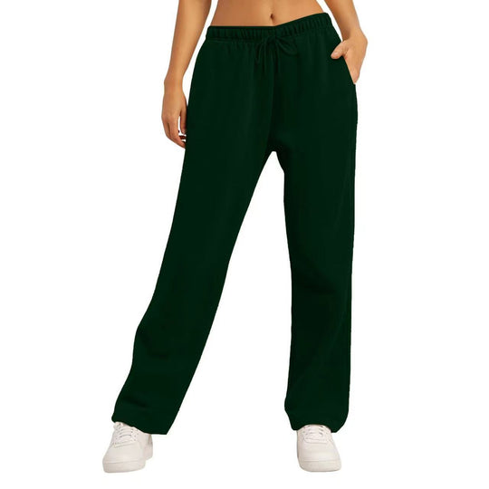 Damen nan weite High‑Waist Loungewear‑Jogginghose mit elastischem Bund Kordelzug und Seitentaschen Shop Nory