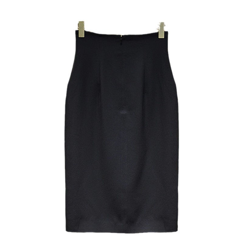 Damen Eleganter Bleistiftrock mit Knopfdetails Shop Nory