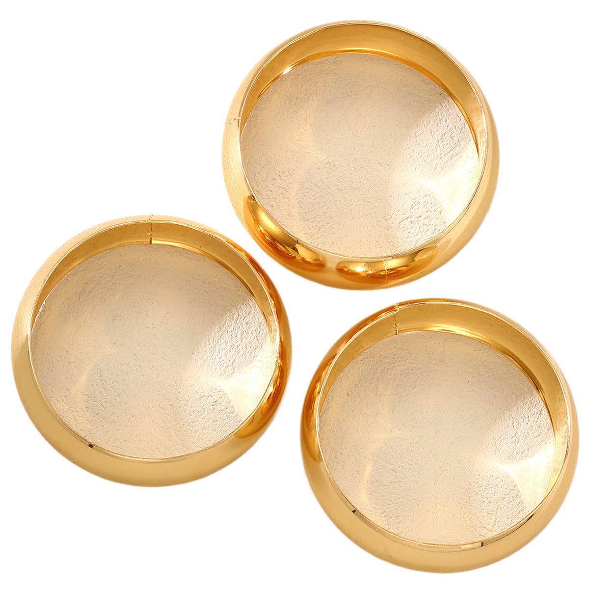 Damen Armreif-Set aus hochwertigem, geschwungenem Metall Shop Nory